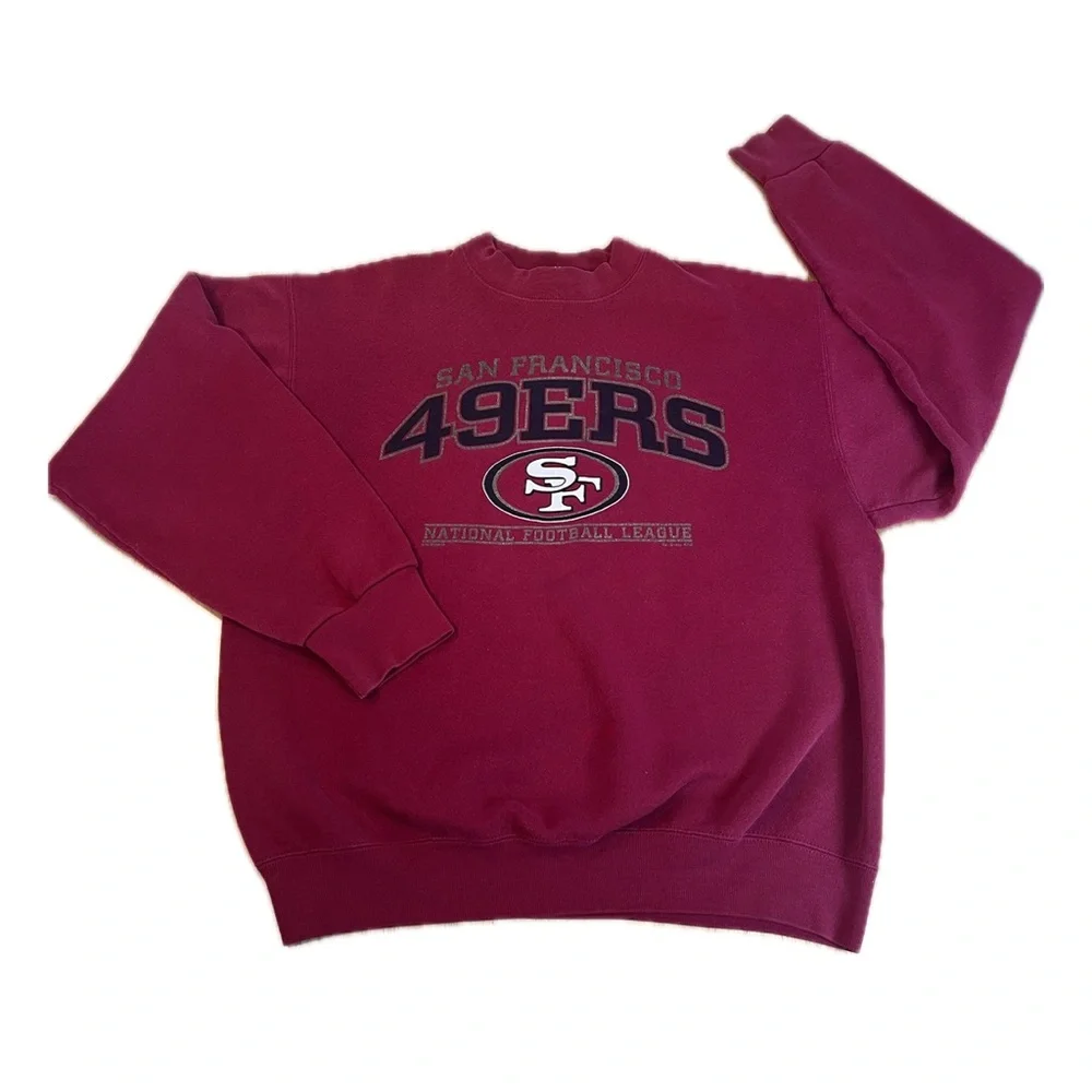 Vintage Lee Sport San Francisco 49ers Crewneck Sweatshirt Made USA XL - Picture 1 of 11
